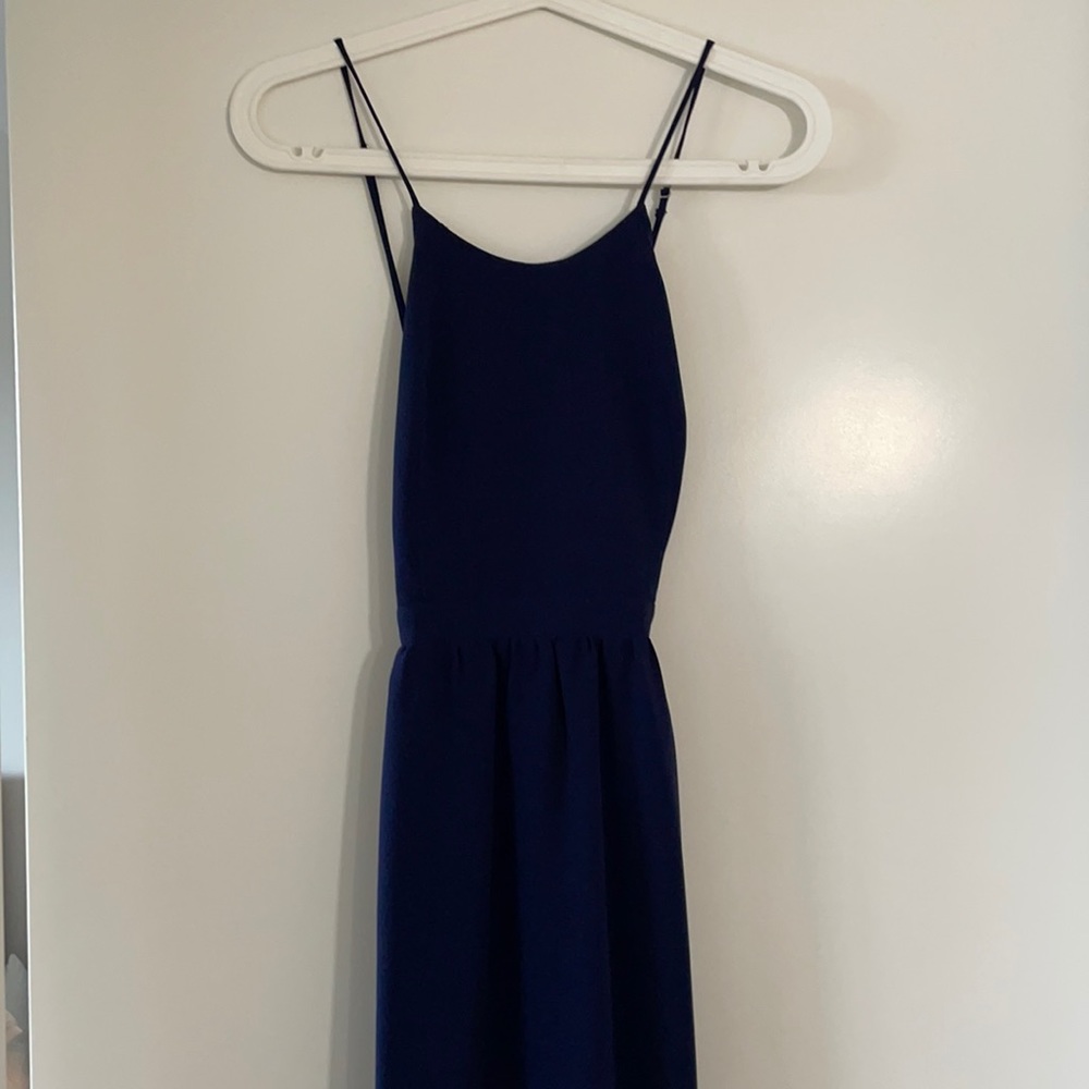 Park & fifth navy blue maxi dress